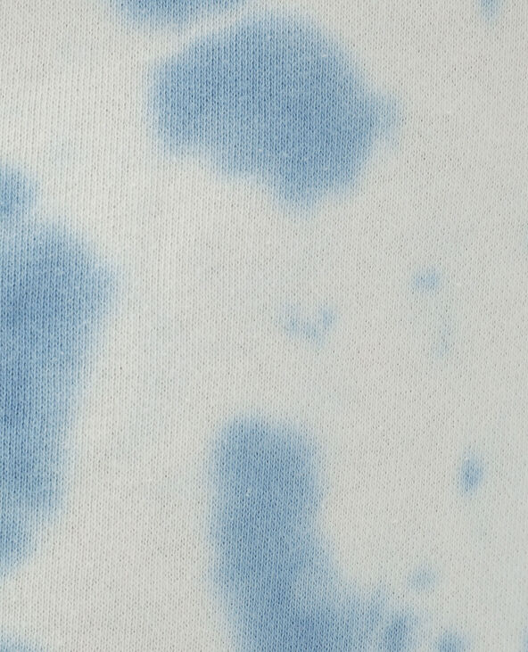 Sweat oversize tie and dye bleu - Pimkie