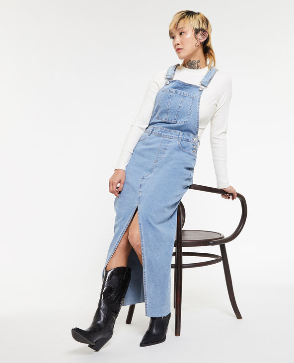 Robe salopette en jean