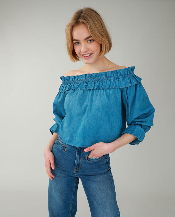 Jean bleu online turquoise