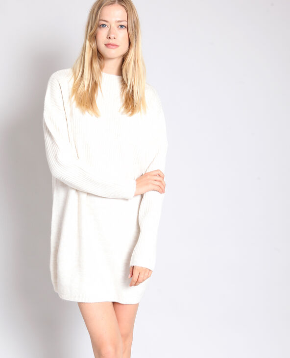Robe pull blanc - Pimkie
