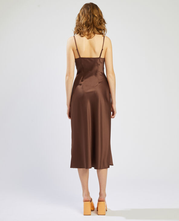 Robe à bretelles taupe - Pimkie