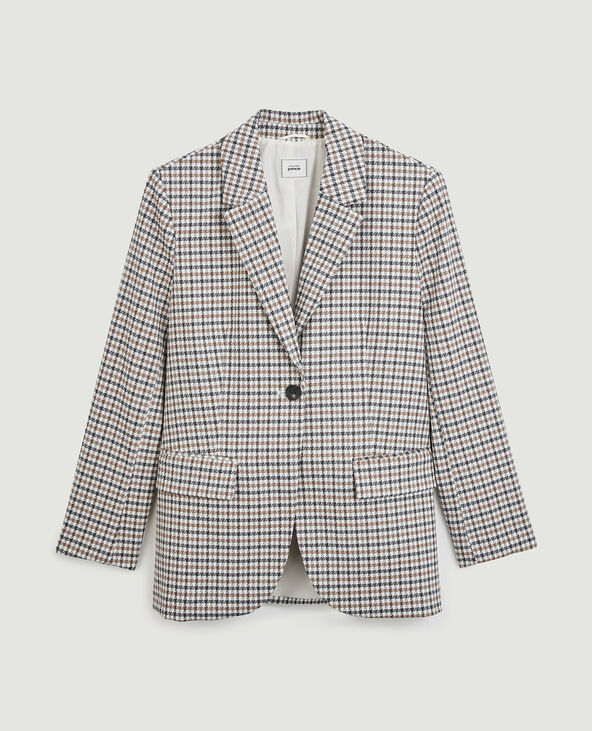 Veste blazer droite blanc - Pimkie