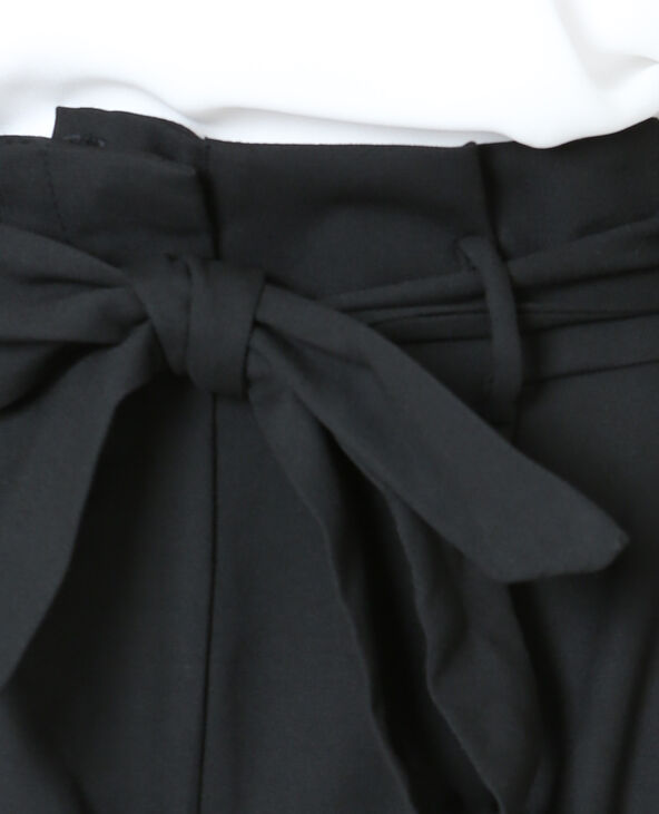 Pantalon palazzo noir - Pimkie