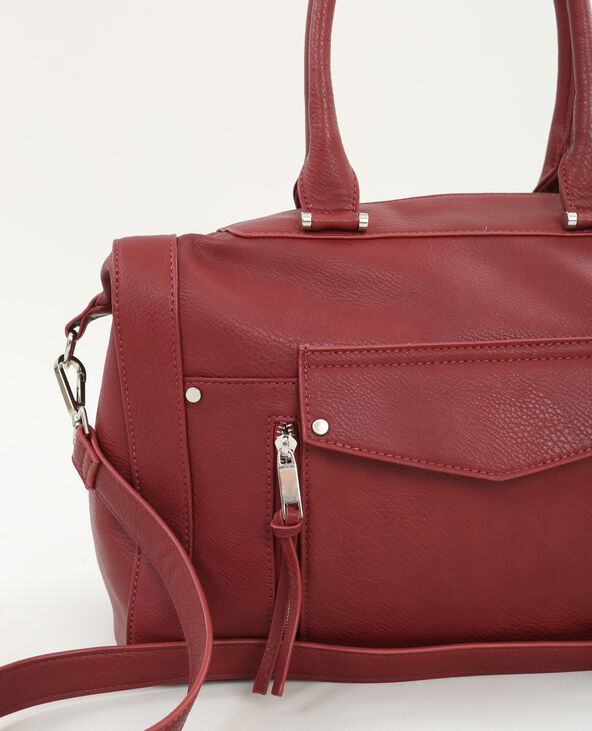 Sac cabas souple bordeaux - Pimkie