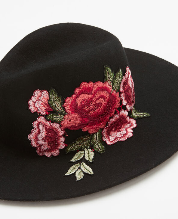 Fedora à patch noir - Pimkie