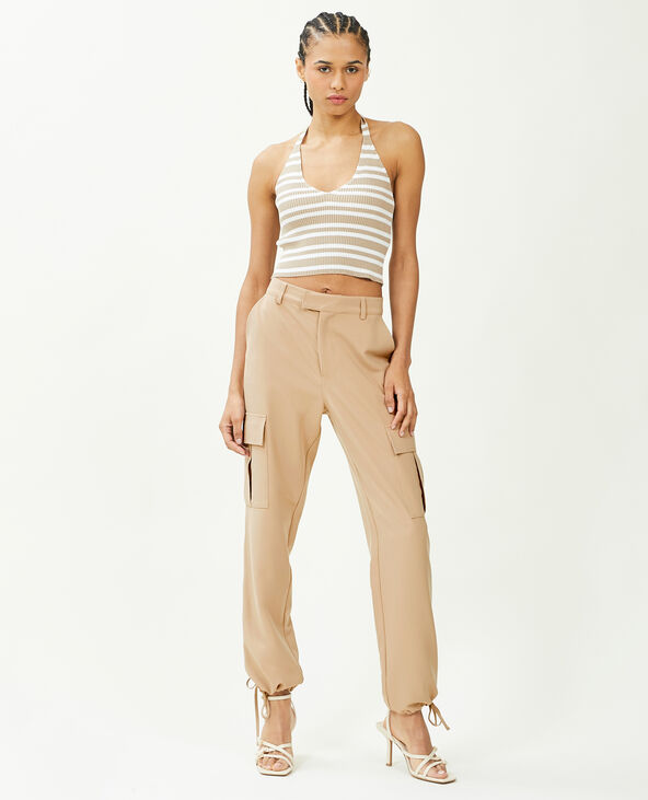 Pantalon cargo bas resserrables