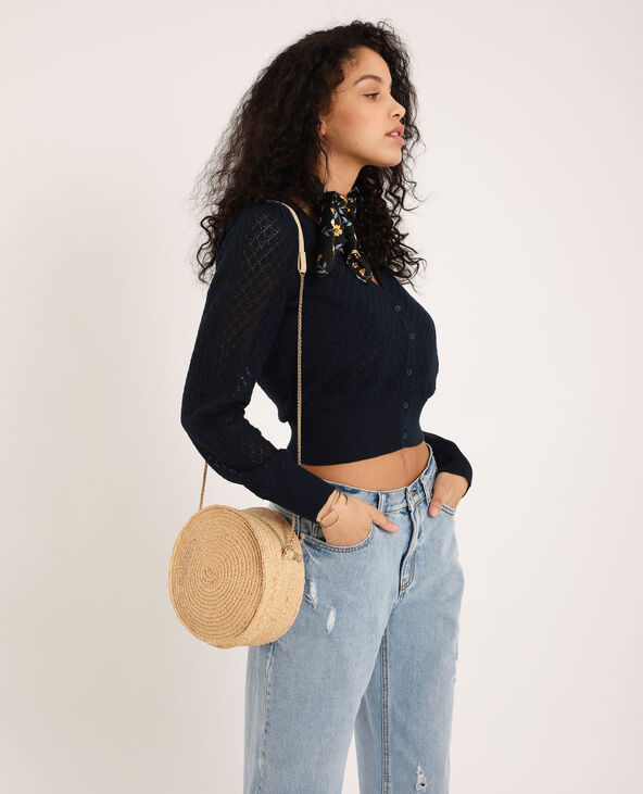 Gilet court bleu marine - Pimkie