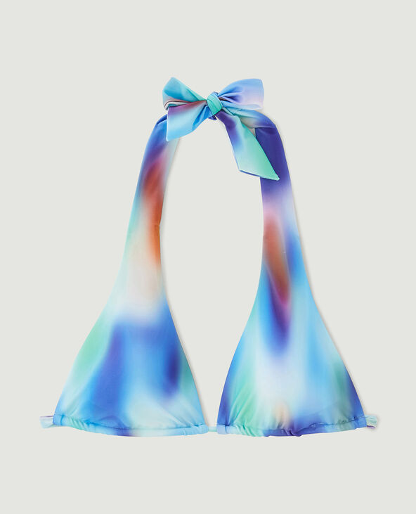 Haut de maillot triangle 8 positions bleu - Pimkie