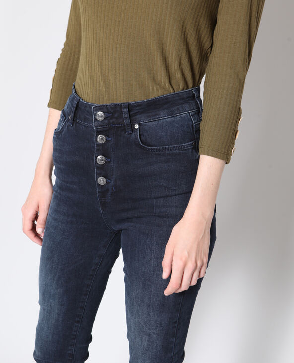 Jean skinny taille haute bleu - Pimkie