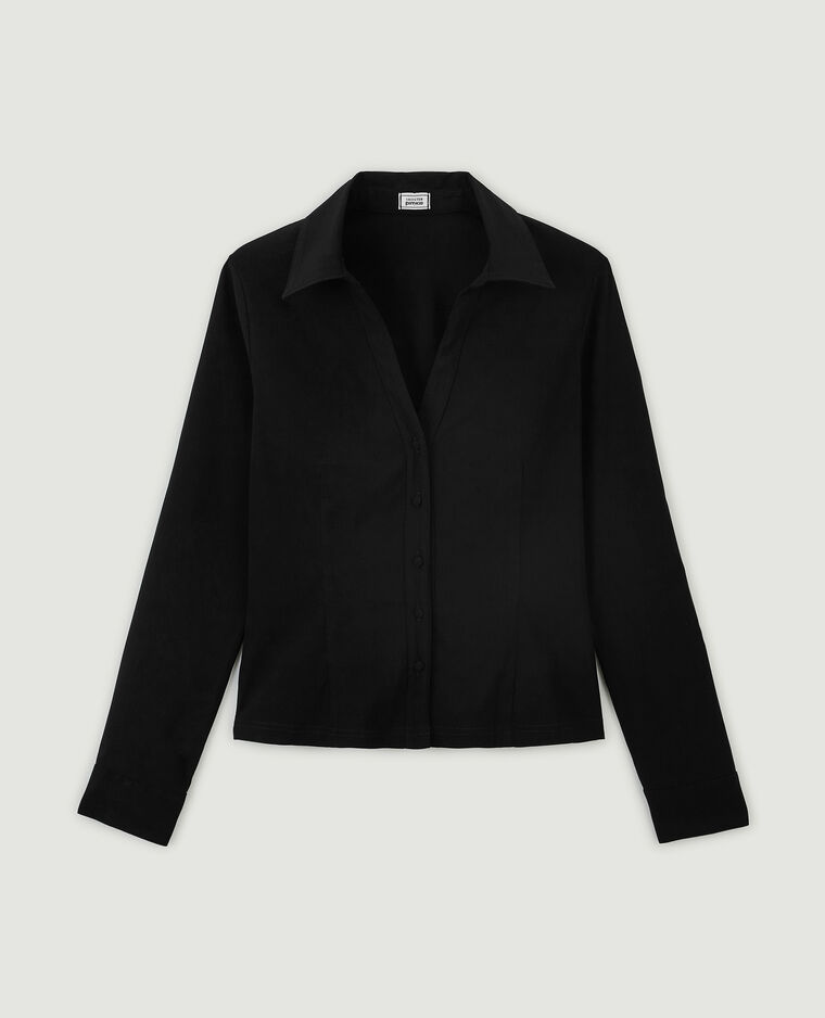 Chemise cintrée noir - Pimkie