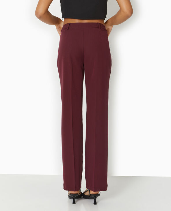 Pantalon city droit violet - Pimkie