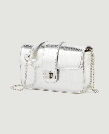 Petit sac irisé argenté - Pimkie