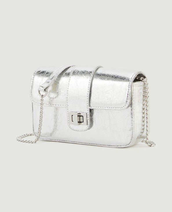 Petit sac irisé argenté - Pimkie
