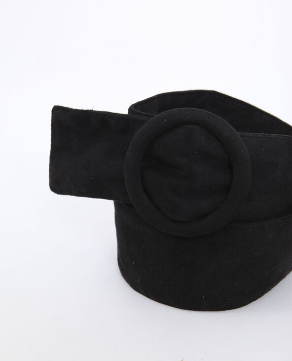 Ceinture large noir - Pimkie