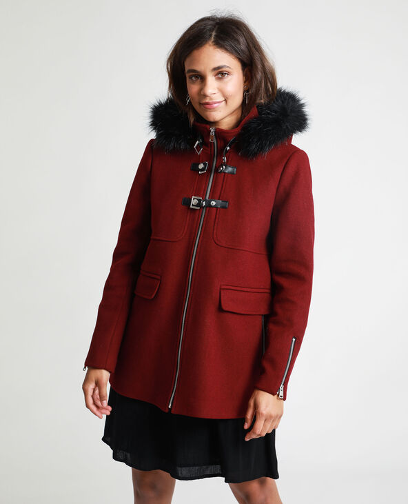Manteau a capuche
