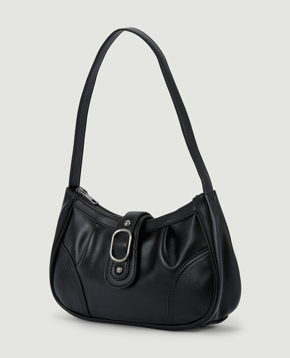 Sac baguette souple porté épaule noir - Pimkie
