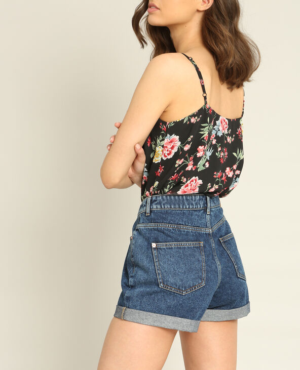 Short mom bleu foncé - Pimkie