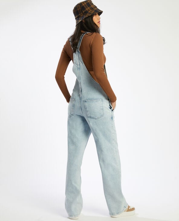 Salopette en jean bleached