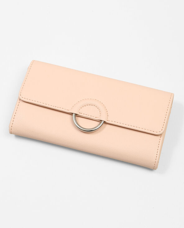 Portefeuille avec anneau rose clair - Pimkie