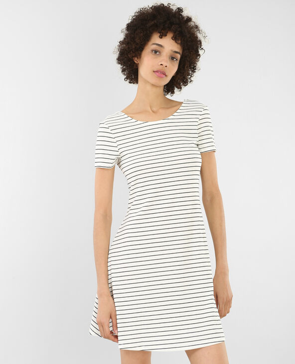 Robe patineuse manches courtes on sale