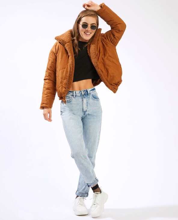 Blouson réversible camel - Pimkie