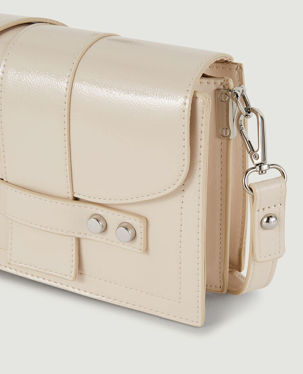 Sac boxy avec clous écru - Pimkie