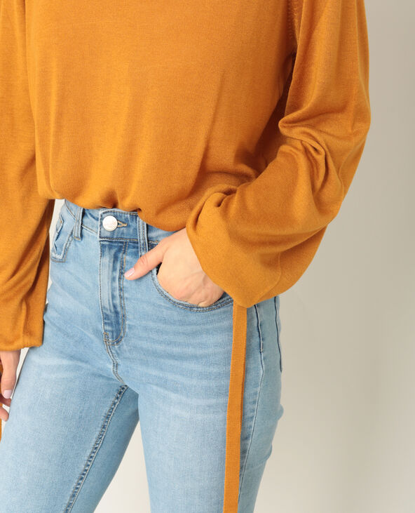 Pull à manches évasées camel - Pimkie