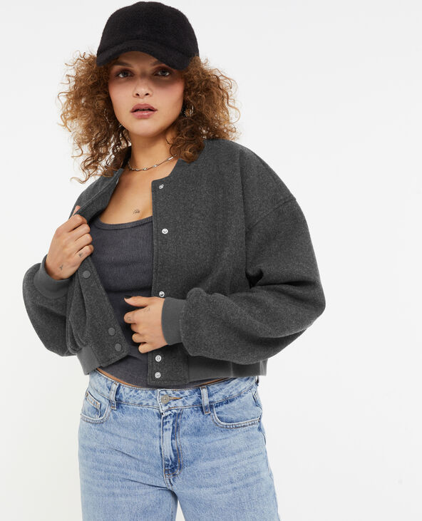 Blouson bomber facon drap de laine Pimkie