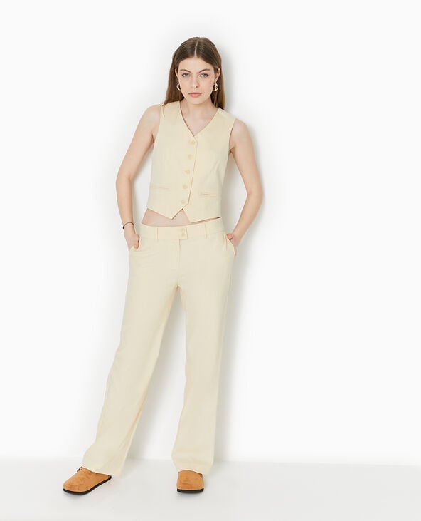 Gilet de barman beige - Pimkie