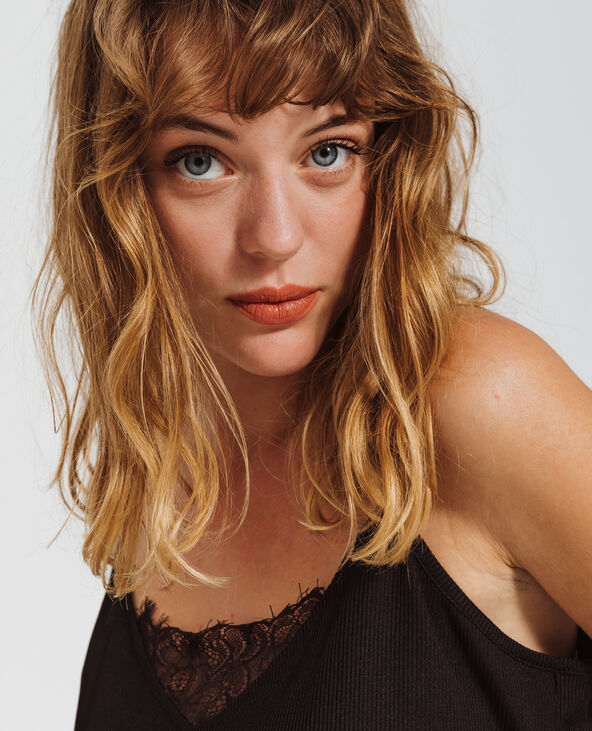 Top à dentelle noir - Pimkie
