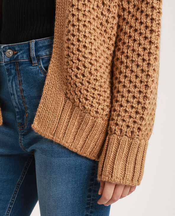 Gilet fantaisie beige - Pimkie