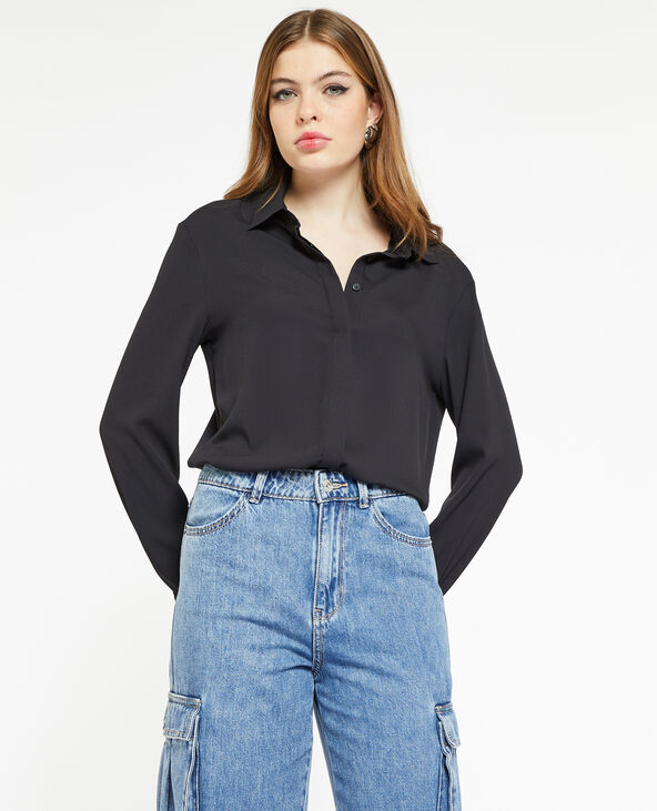 Chemise fluide noir - Pimkie