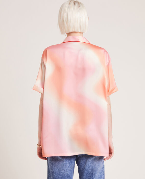 Chemise fluide tie and dye orange - Pimkie