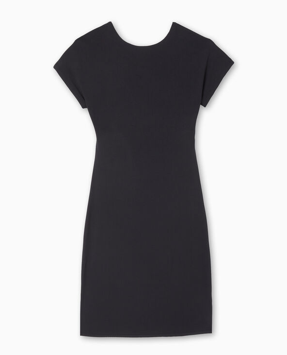Robe courte avec dos ouvert noir - Pimkie
