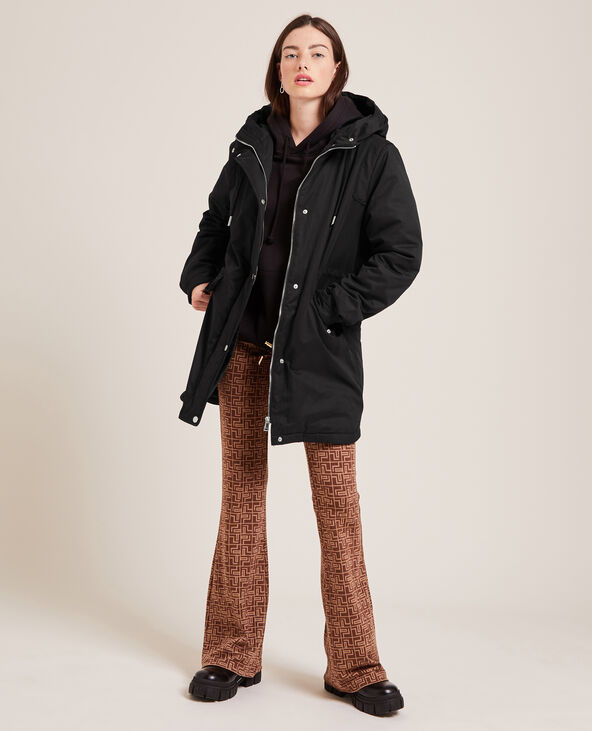 Parka avec doublure fourrure noir - Pimkie