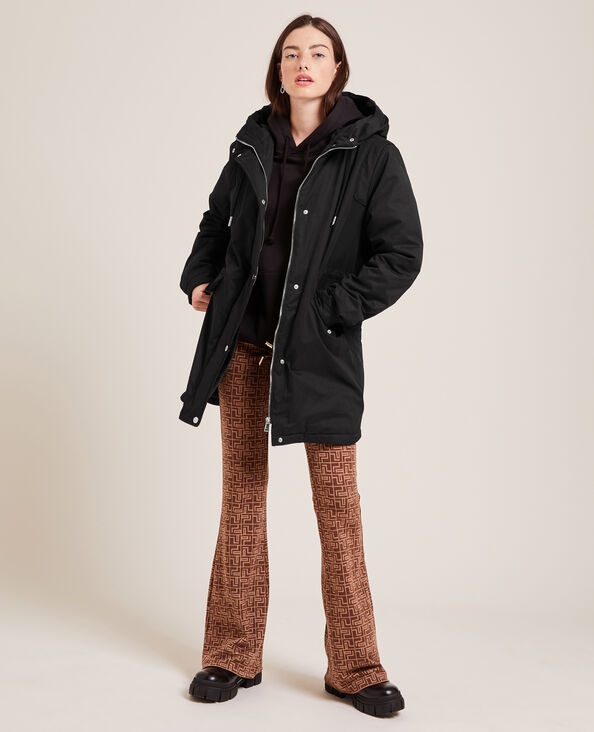 Parka avec doublure fourrure noir - Pimkie
