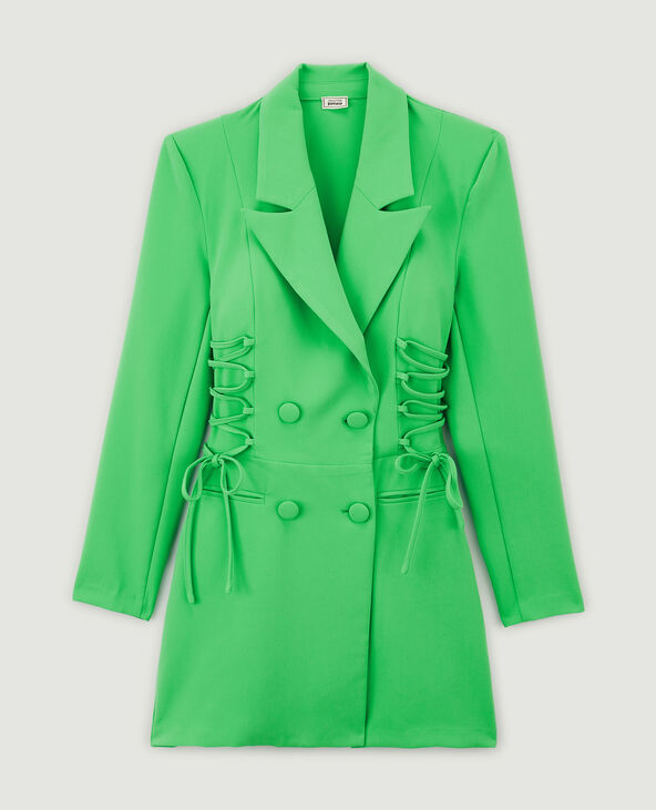 Combi-short blazer avec lacets vert - Pimkie