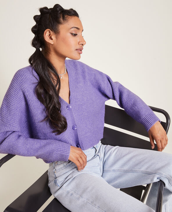 Gilet court en tricot