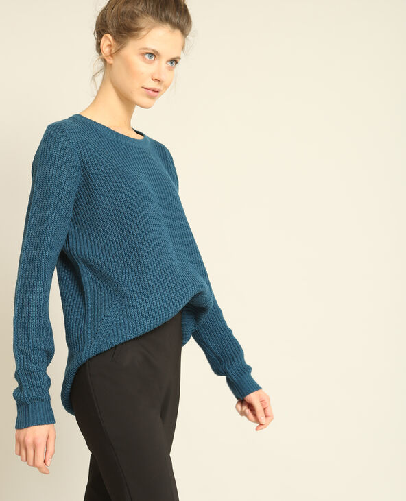Pull basique bleu foncé - Pimkie