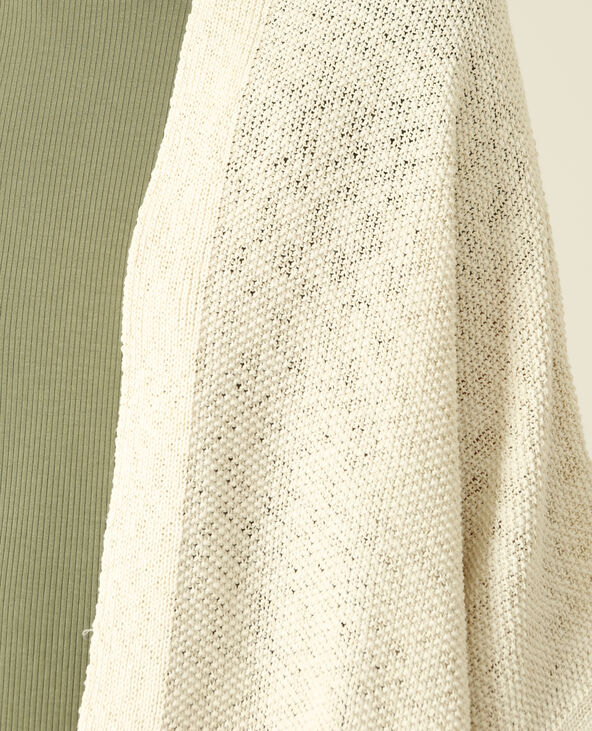 Gilet manches chauve-souris blanc - Pimkie