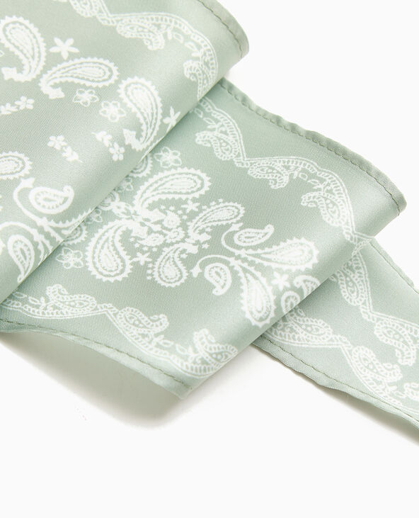 Foulard bandeau pour cheveux motif bandana beige - Pimkie