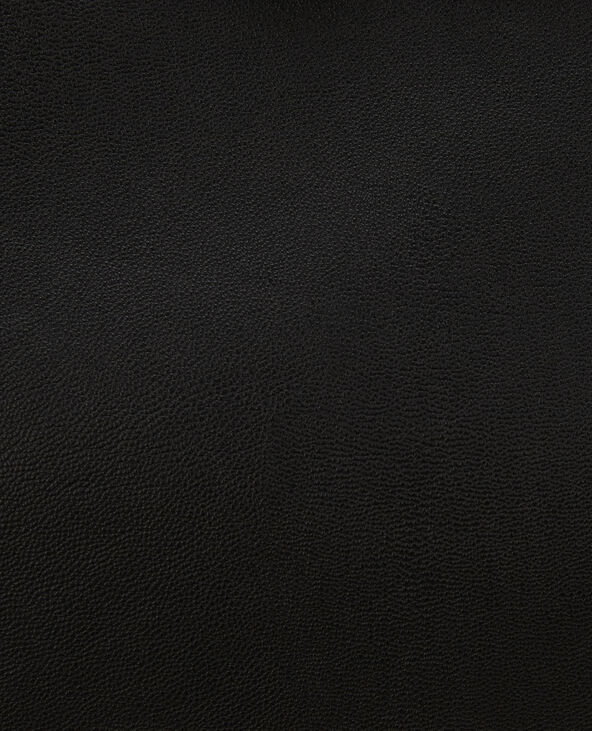 Mini jupe en faux cuir avec ceinture XL noir - Pimkie