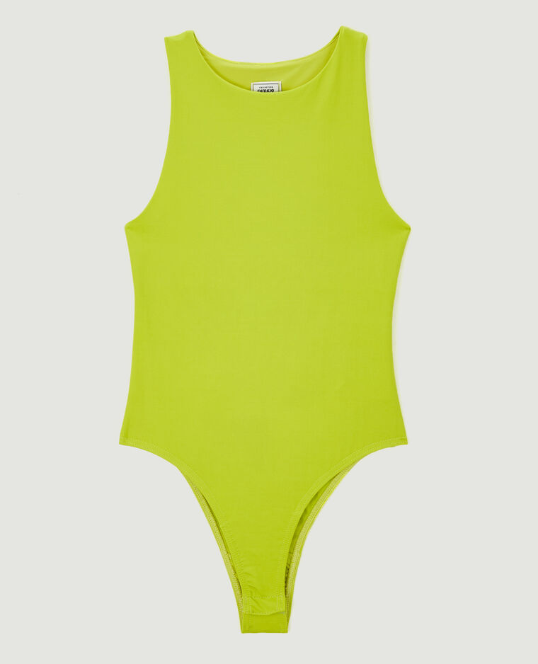 Body sans manches jaune fluo - Pimkie