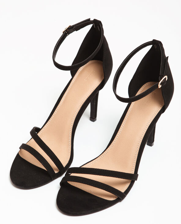 Sandale a talon aiguille noir 2025