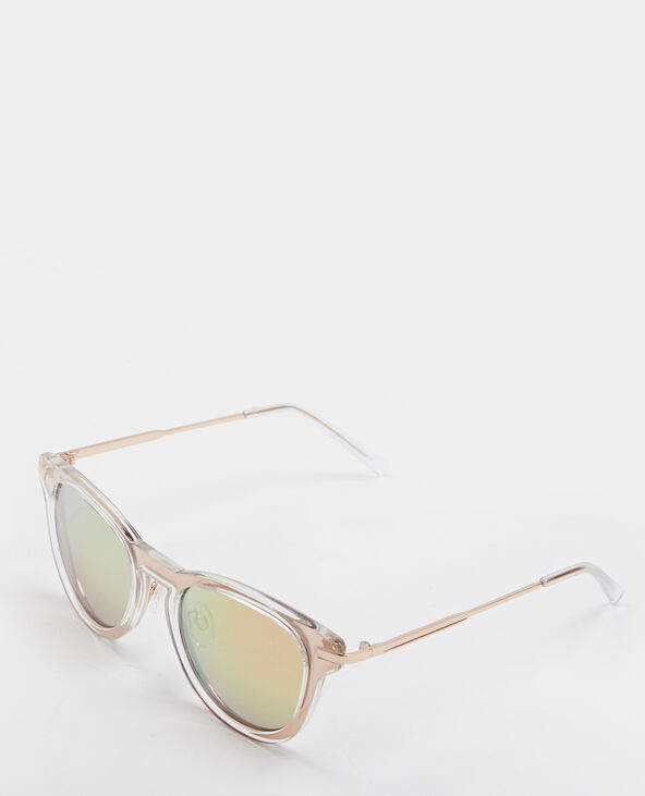 Lunettes de soleil effet miroir blanc - Pimkie