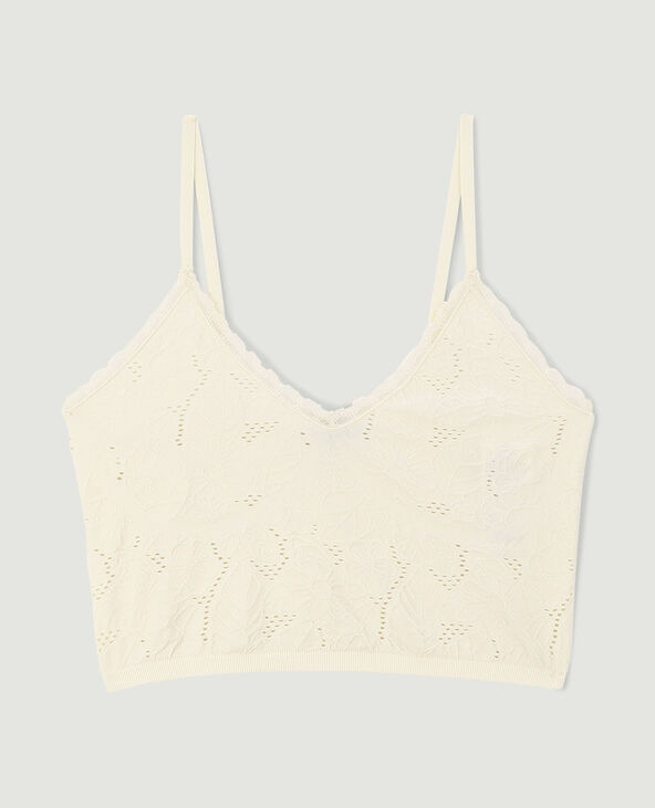 Débardeur brassière sans couture beige - Pimkie