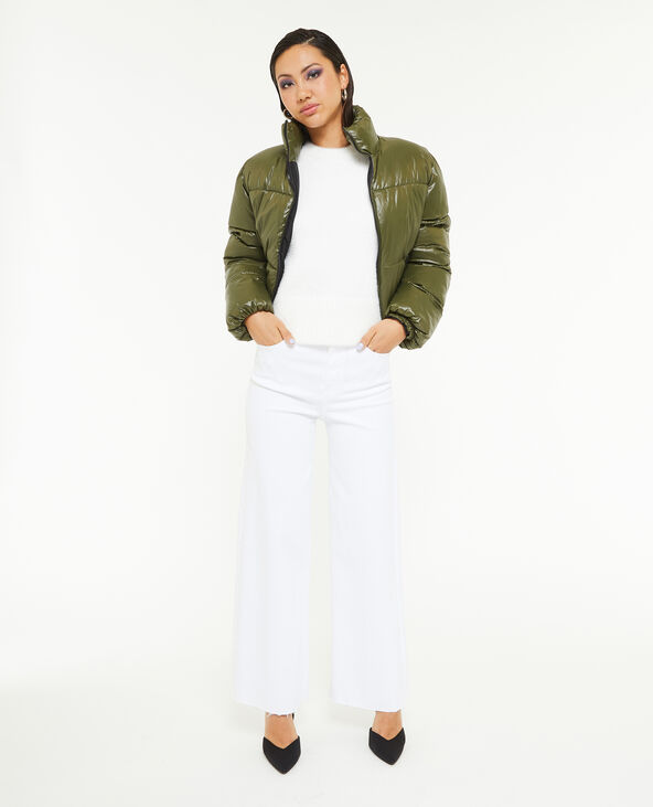 Pull en maille poilue et extensible blanc - Pimkie