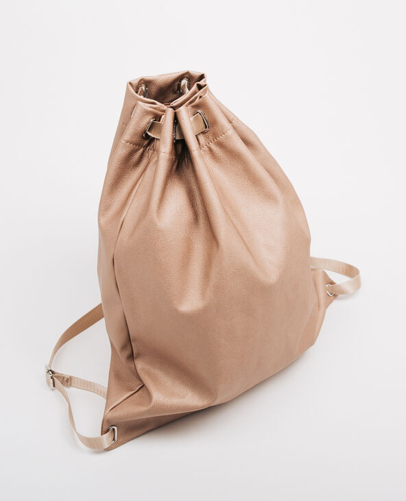 Sac à dos métallisé cuivré - Pimkie