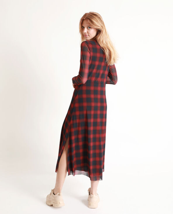 Robe longue a carreaux online