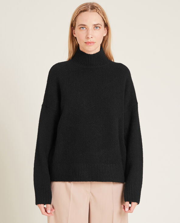 Pull col montant noir - Pimkie